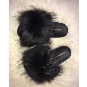 Black Fur Slides